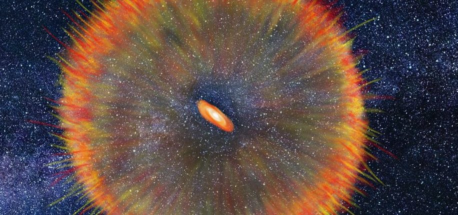 Ahli astronomi menemui 'letupan penambahan' yang jarang berlaku di galaksi kita 