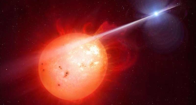 Bintang melampau 'Black Widow' dikenal pasti sebagai sumber sinaran gamma misteri 
