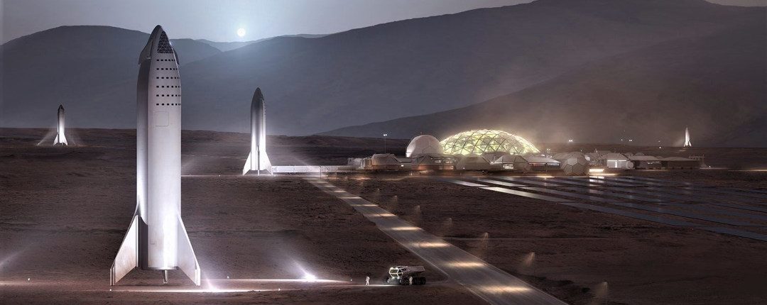 Elon Musk menunjukkan seperti apa pangkalan di Marikh 