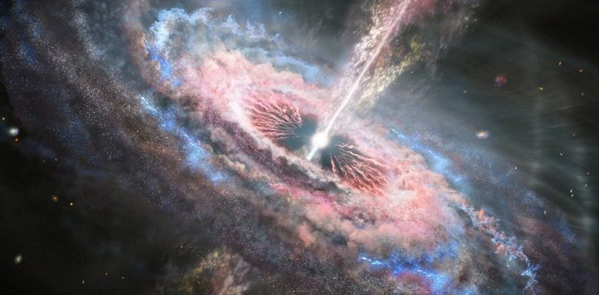 Quasars boleh mencetuskan galaksi 'tsunami' 
