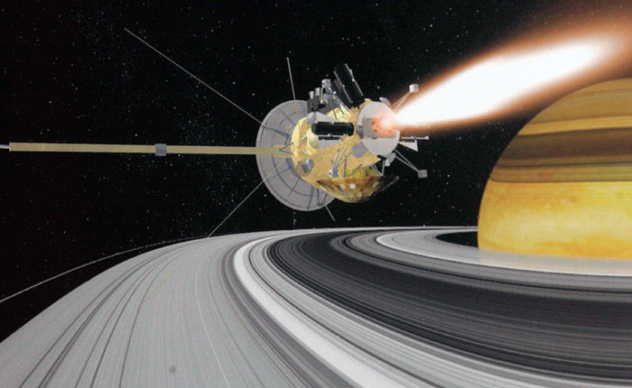 Foto terakhir siasatan Cassini - tasik dan laut di Titan 