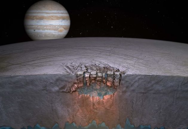 Untuk mencari kehidupan asing, NASA merancang untuk 'menggerudi' Eropah 