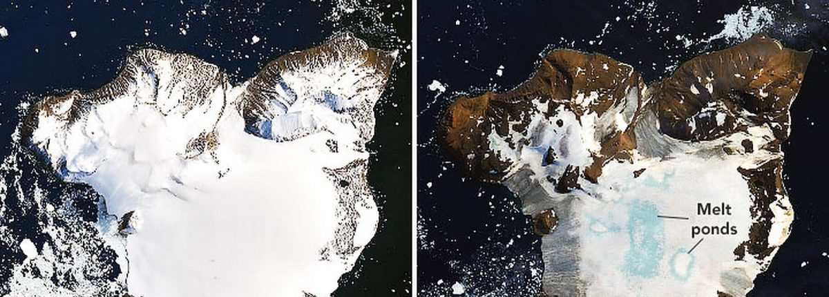 Satelit NASA mencatat pencairan 20% penutup salji Antartika 