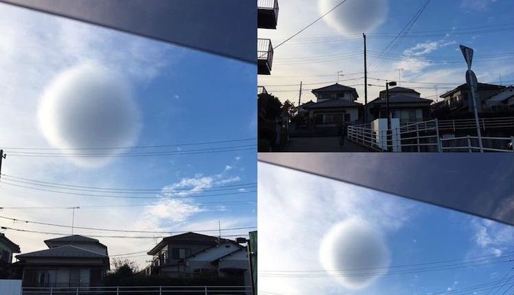 Awan pelik muncul di langit di atas Jepun 