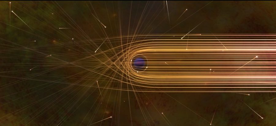 Terdapat cincin cahaya yang tidak berkesudahan di sekitar lubang hitam.  Ini adalah bagaimana kami dapat melihatnya 